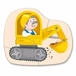 4 erste Puzzles - Baustelle