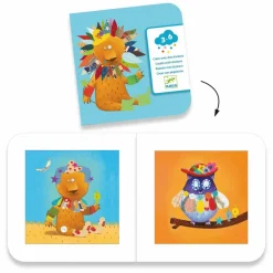 3-6: Kleine Geschenke-Sticker mit Vorlage-Tiere