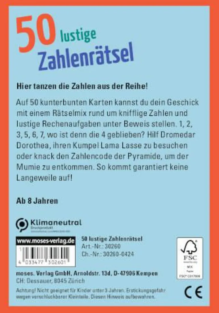 50 lustige Zahlenrätsel