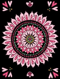 100% selbst gemacht - Diamond Painting Mandalas