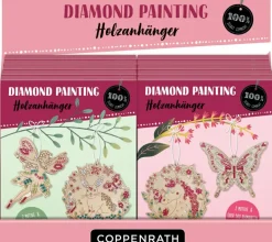 100% selbst gemacht - Holzanhänger Diamond Paintin