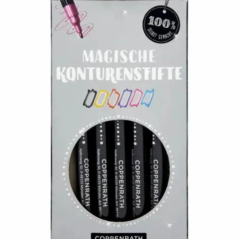 100% selbst gemacht - Magische Konturenstifte 6 Fa