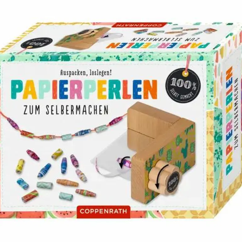100% selbst gemacht - Papierperlen zum Selbermache