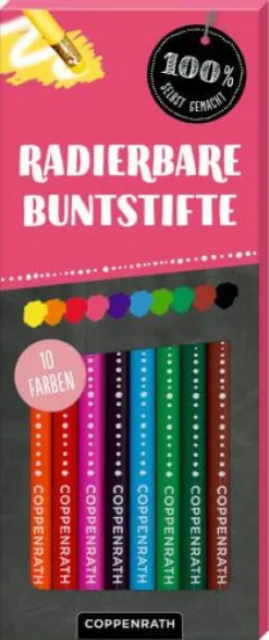 100% selbst gemacht - Radierbare Buntstifte