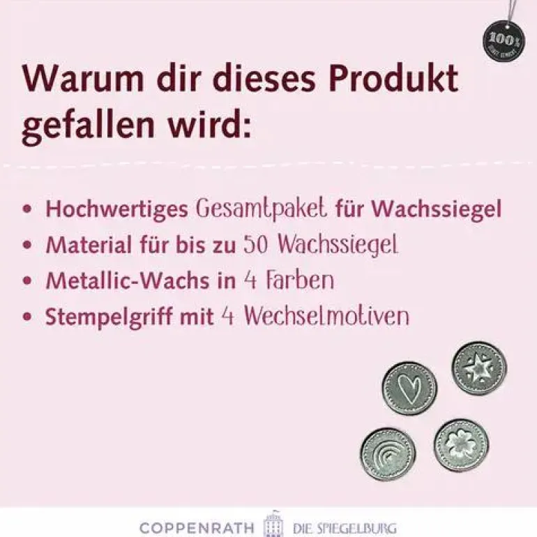100% Selbst Gemacht - Siegelwachs-Set