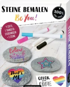 100% selbst gemacht - Steine bemalen: Be You!