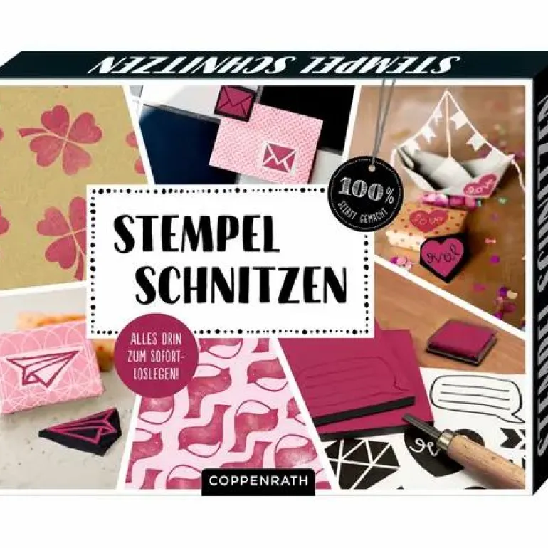 100% selbst gemacht - Stempel Schnitzen