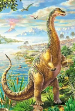 Abenteuer mit den Dinosauriern - Puzzle 3x48 Teile