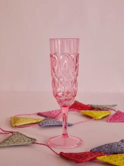 Acrylic Sektkelch with Swirly Embossed Detail - Pi