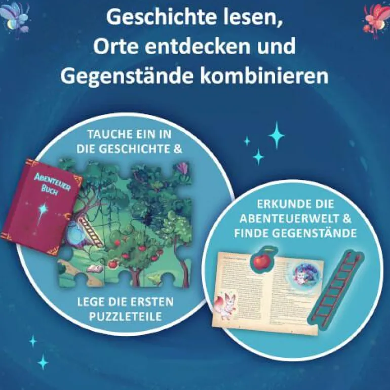 Adventure Puzzle: Das Licht im Zauberwald 200 Teil