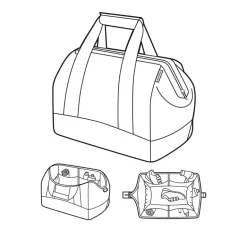 Allrounder L black Reisetasche