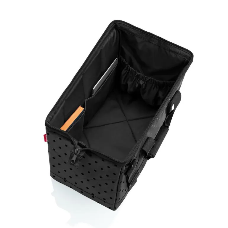 Allrounder L Glossy Dots Black Reisetasche