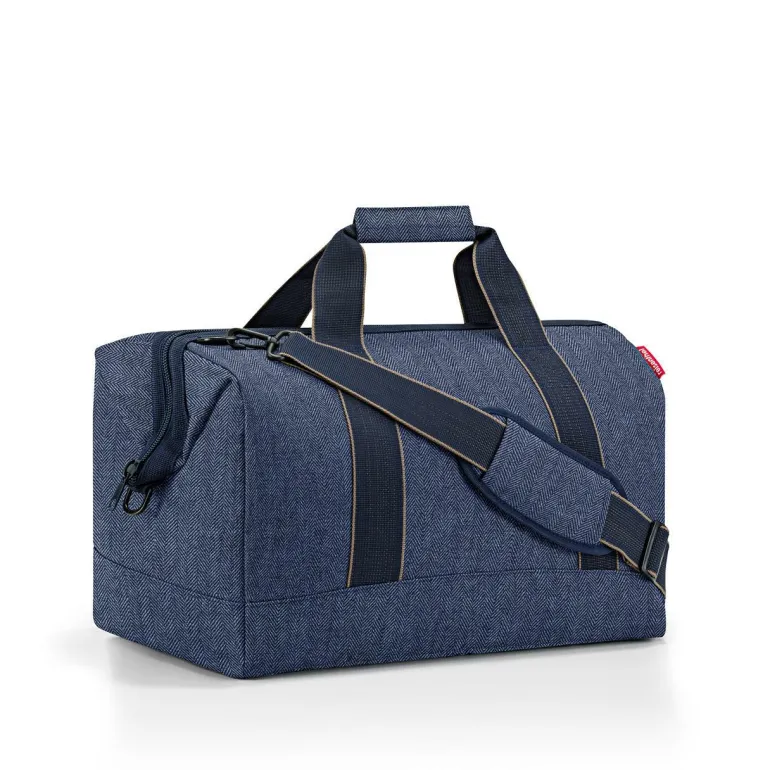 Allrounder L Herringbone Dark Blue Reisetasche