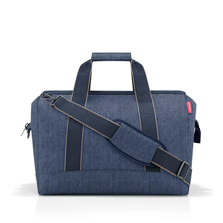Allrounder L Herringbone Dark Blue Reisetasche