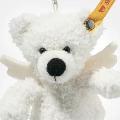 Anhänger Teddybär Lotte 12 weiss Schutzengel