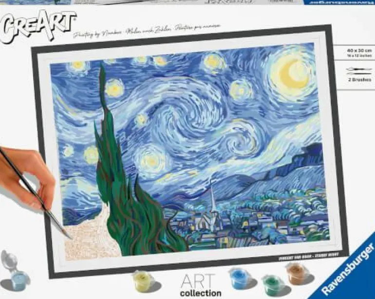 ART Collection: Starry Night (Van Gogh) - Malen na