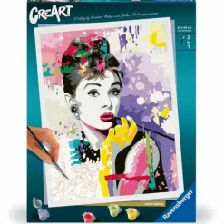 Audrey Hepburn - Malen nach Zahlen