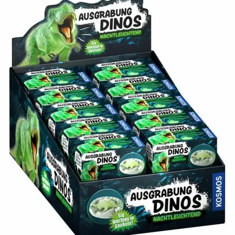 Ausgrabung Nachtleuchtende Dinos