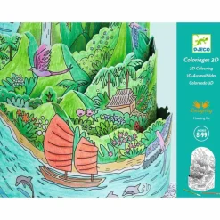 Ausmalbilder Diorama: Insel