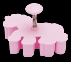 Ausstecher, Einhorn 5 cm Kunststoff