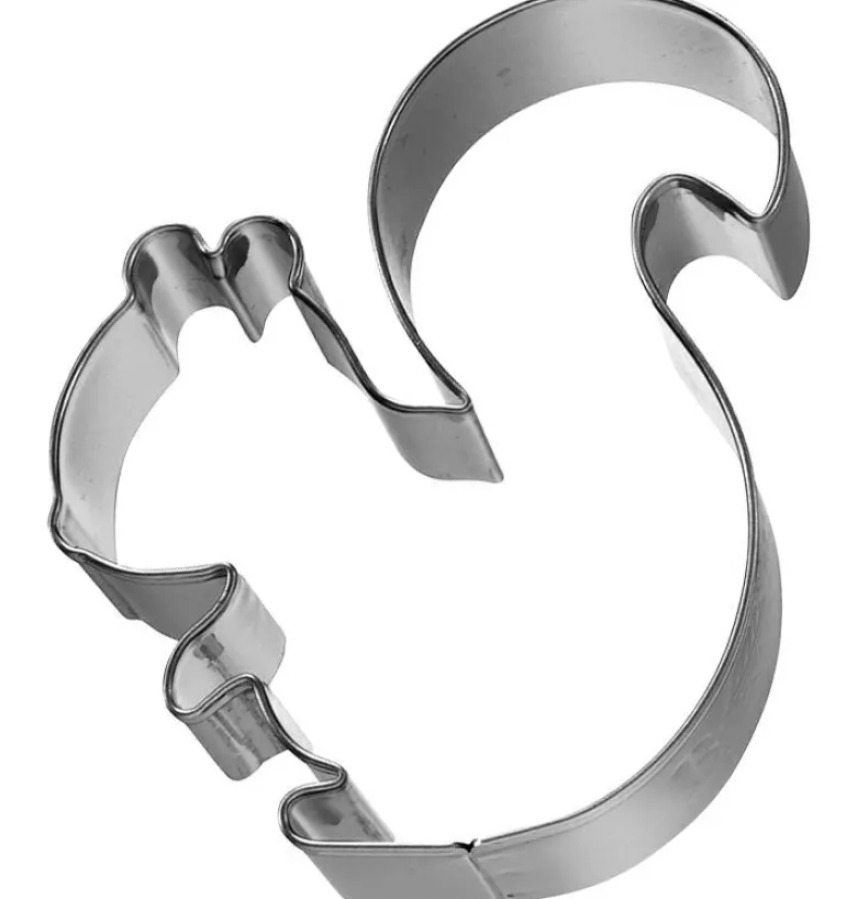 Ausstechform, Eichhörnchen klein Edelstahl 7cm