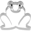 Ausstechform, Frosch Edelstahl mit Innenprägung 6c