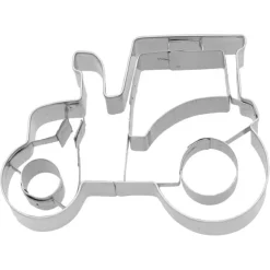 Ausstechform, Traktor 7,5cm Edelstahl mit Innenprä