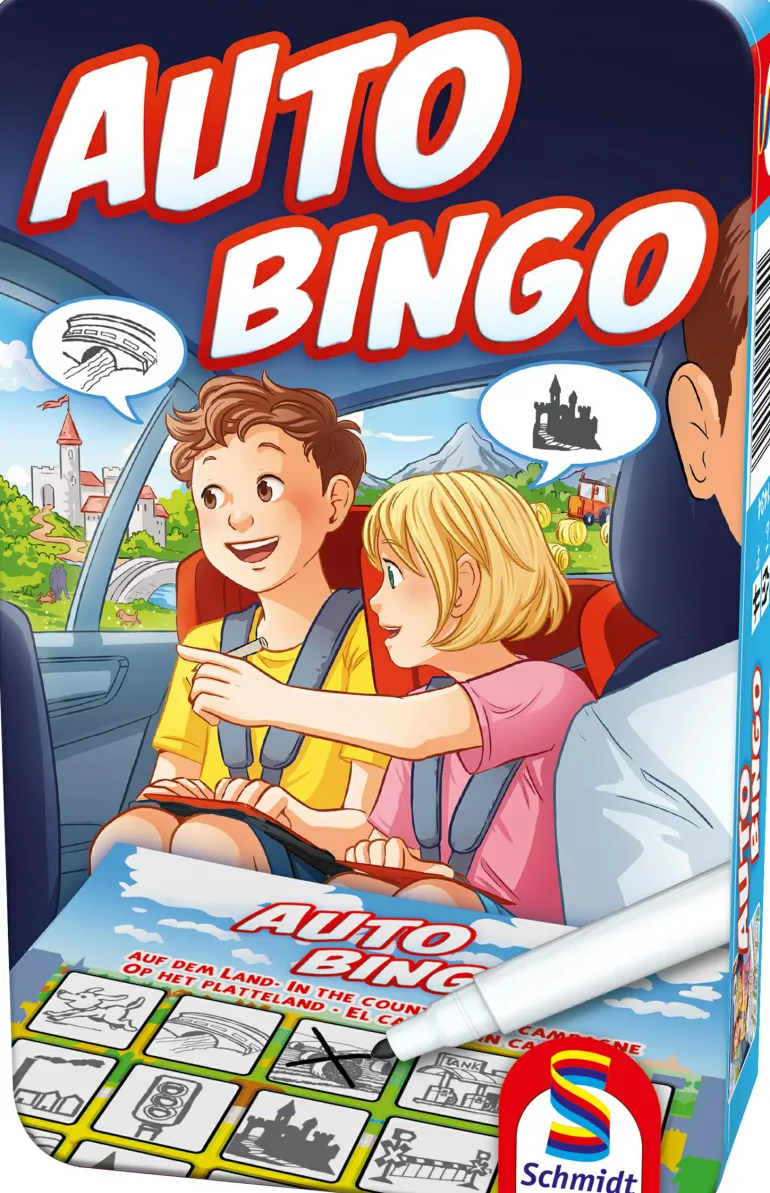 Auto-Bingo (Metalldose) - Mitbringspiel