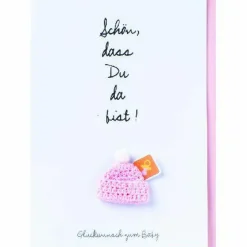 Baby Welcome Karte „Schön, dass du da bist"