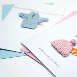 Baby Welcome Karte „Willkommen" Jacke