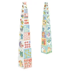 Baby White: BabyBloki Stapelturm