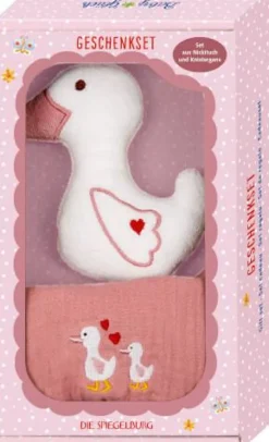 BabyGlück - Geschenkset Gans, rosa