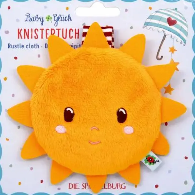 Babyglück - Knistertuch Sonne