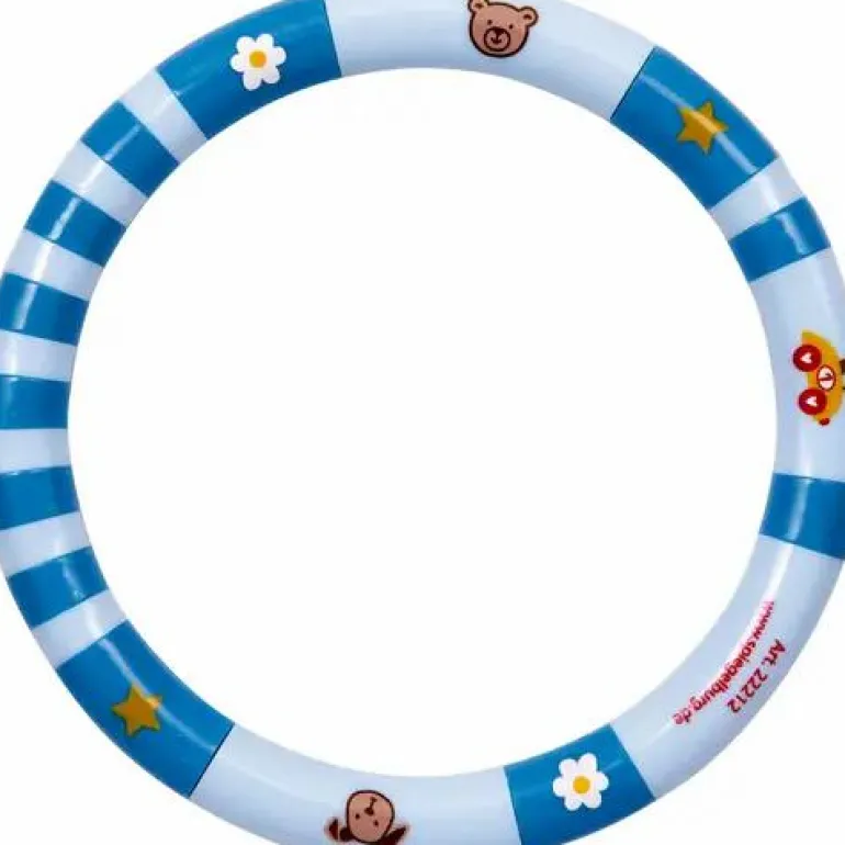 Babyglück - Ringrassel, hellblau