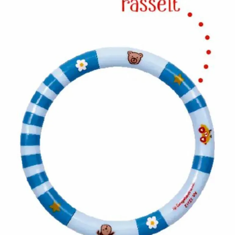 Babyglück - Ringrassel, hellblau