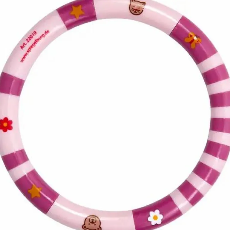 Babyglück - Ringrassel, rosa