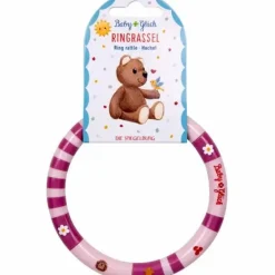 Babyglück - Ringrassel, rosa