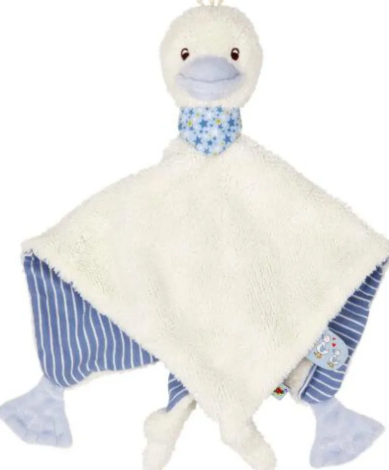 BabyGlück - Schnuffeltuch Gans, hellblau