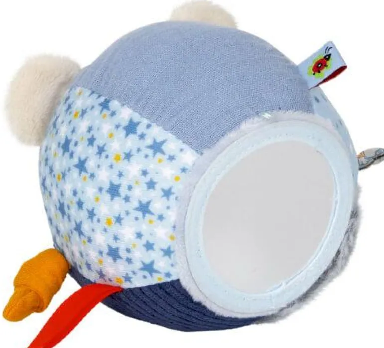BabyGlück - Activity-Ball Teddy, hellblau