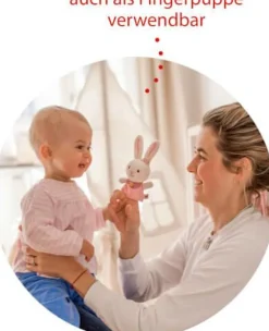 BabyGlück - Greifling Teddy, hellblau
