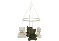 Baby-Mobile - Teddy Bear - Leaf Green/Naturel