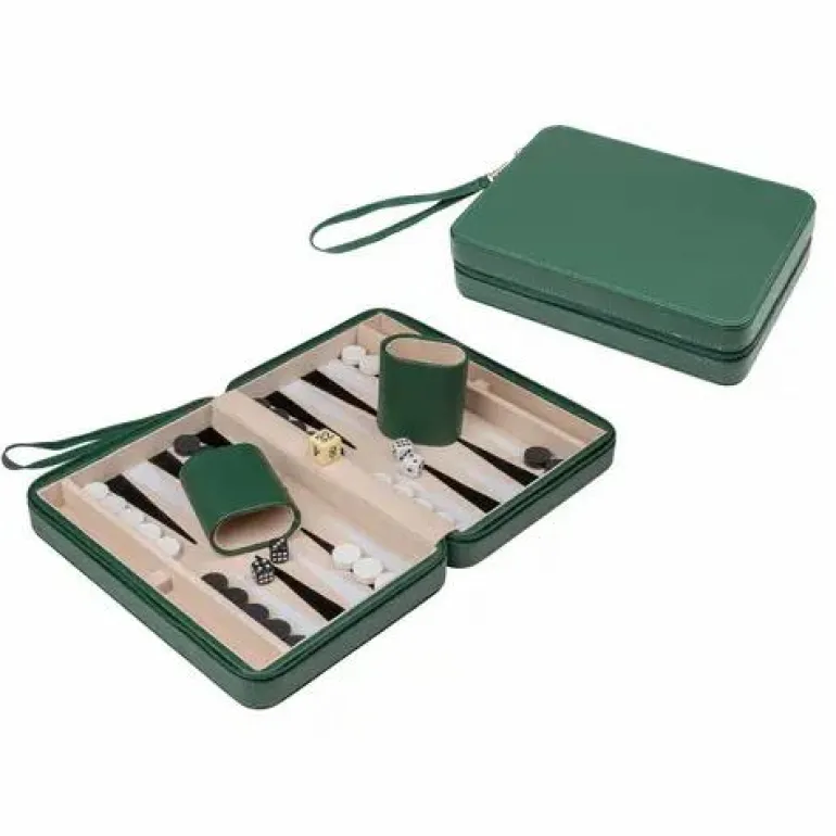 Backgammon Thasos, Reise, Kunstleder, magnetisch,