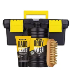 Badeset Bath + Body Toolkit in kleinem Werkzeugkof