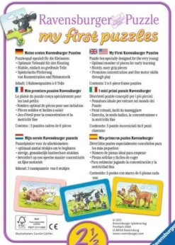 Bagger,Traktor,Kipplader - Puzzle 3x6 Teile