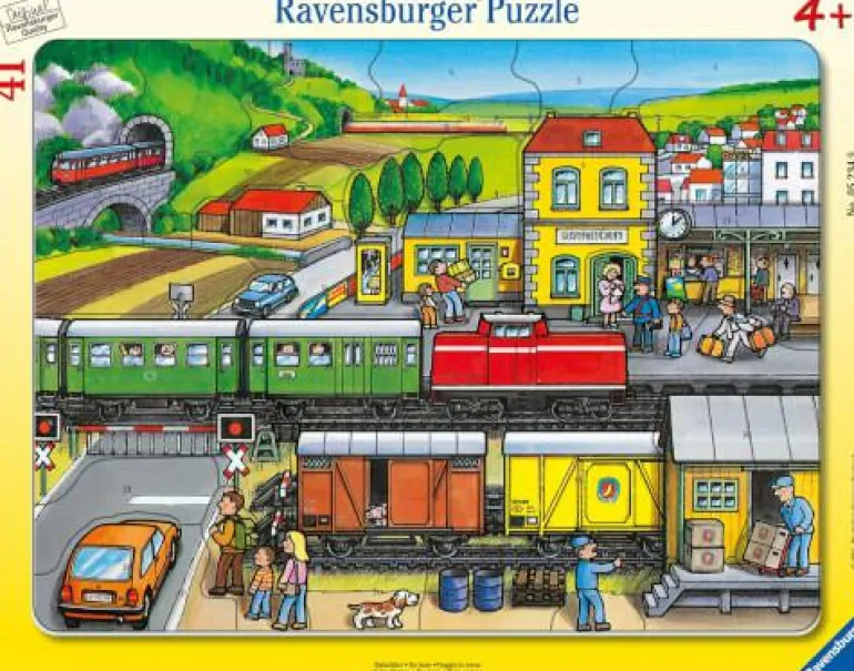 Bahnfahrt - Rahmenpuzzle 30-48 Teile