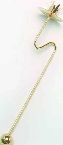 Balance Kerzenhalter, gold, Metall, 18cm