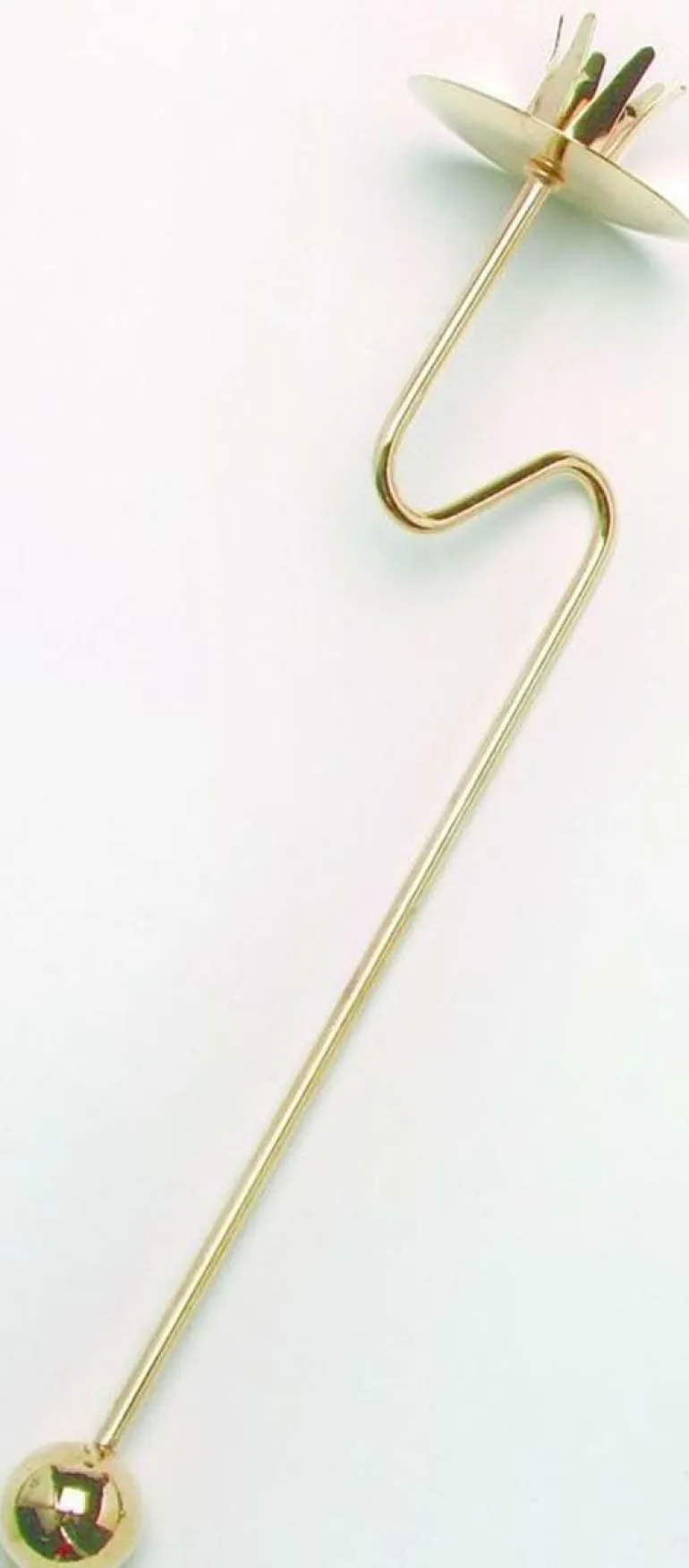 Balance Kerzenhalter, gold, Metall, 18cm