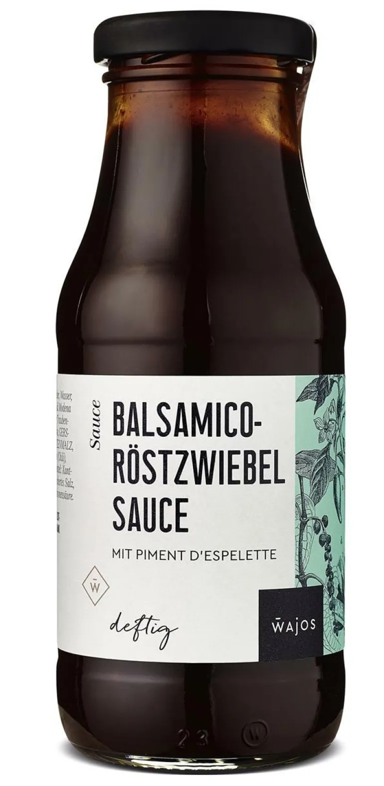 Balsamico-Röstzwiebel Sauce mit Piment d´ Espelett