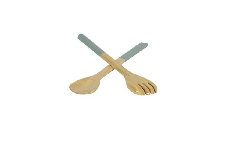 Bambus-Besteck-Set eisblau 27,5cm