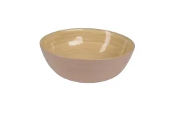 Bambus-Schüssel 18x7cm, puder